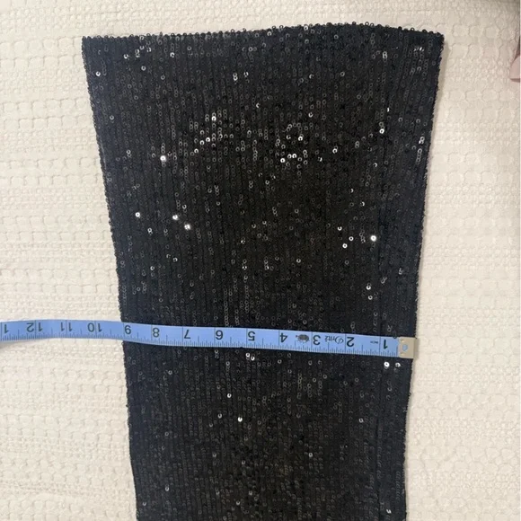 CeCe Black Sequin Trousers - Picture 6 of 10